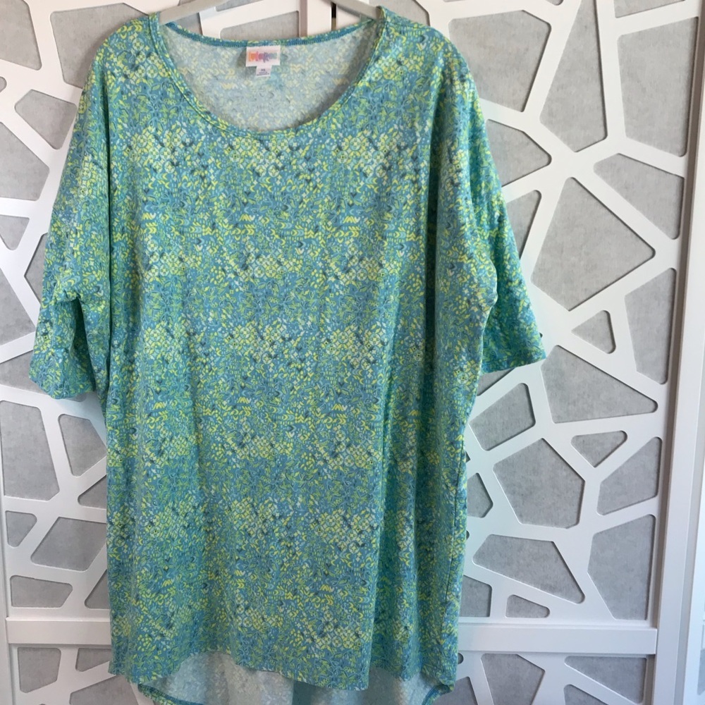LulaRoe | Irma Impressionist Blues & Greens